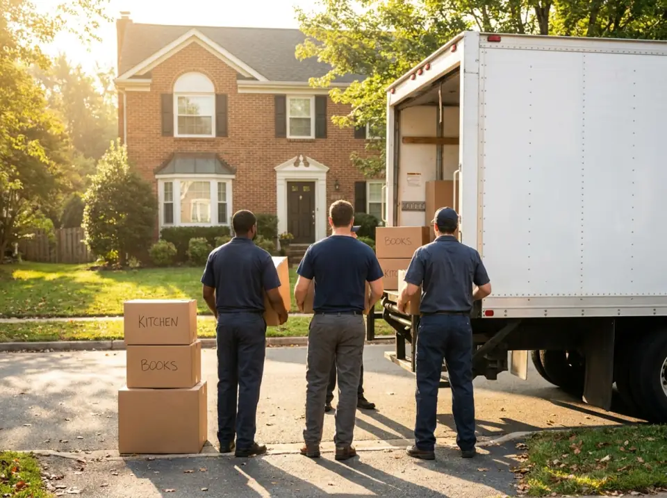 Movers loading a truck